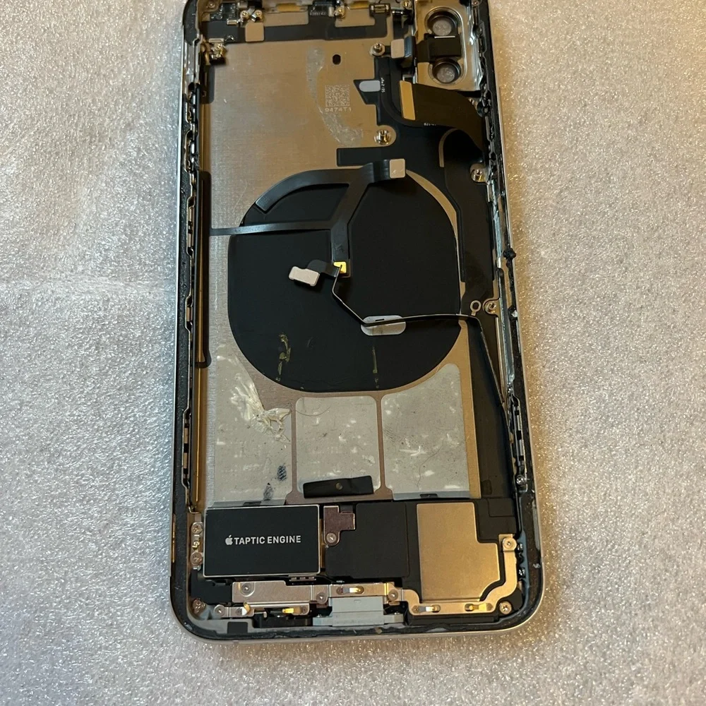 Genuine iPhone XS Max Custom Silver Back Housing Replacement Frame Grade A